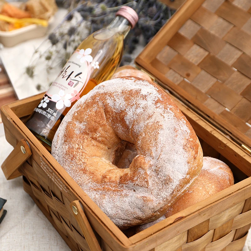 Искусственная хлебобулочная плитка мягкое украшение для кухни реквизит