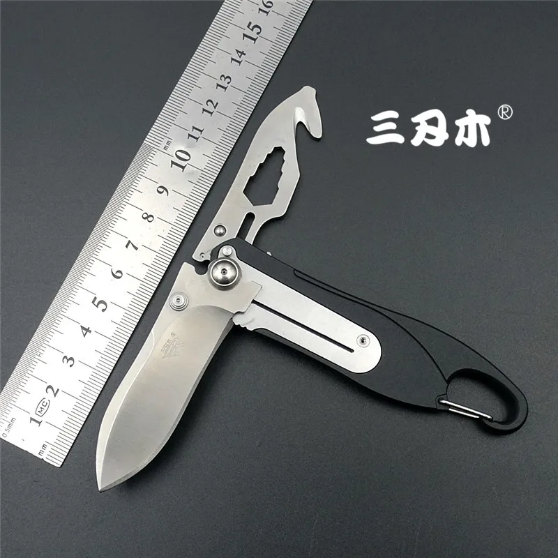 

Многофункциональный инструмент Sanrenmu 7048, карманный складной нож, отвертка, ремень, открывалка для бутылок