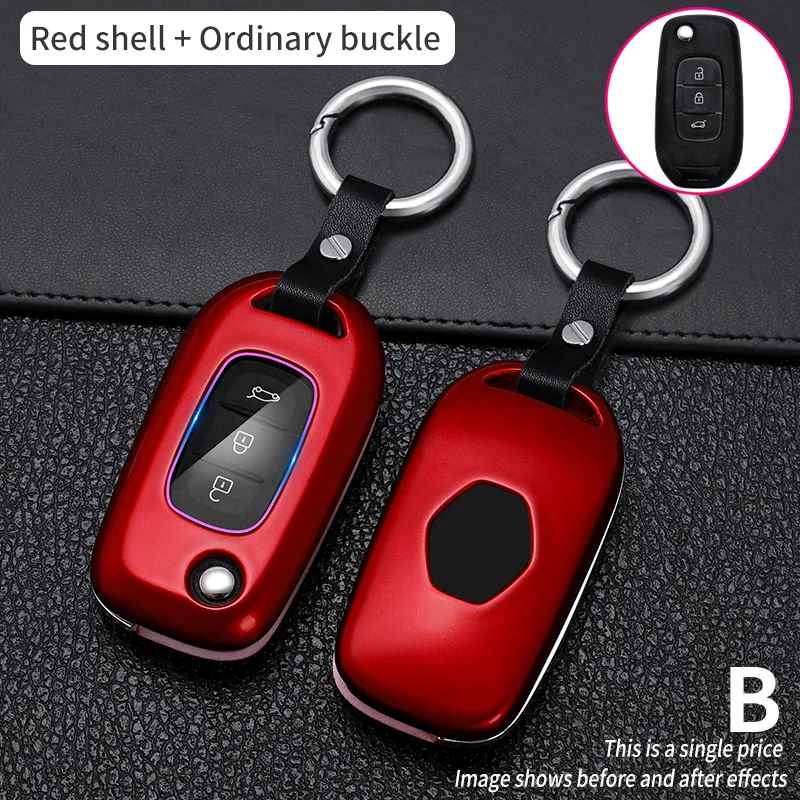 

Чехол для смарт-ключа из углеродного волокна для Renault Megane Clio Captur Kangoo Lada Vesta Granta Protect Shell 2021, аксессуары