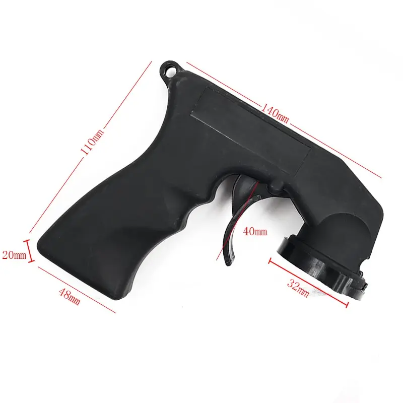 

Spray Adaptor Paint Care Aerosol Spray Can Gun Handle with Full Grip Trigger Locking Collar Car Maintenance Painting Paint Tool