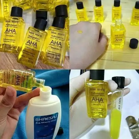 Отбеливающая Сыворотка для тела отбеливающая и осветляющая кожу AHA витамин B C