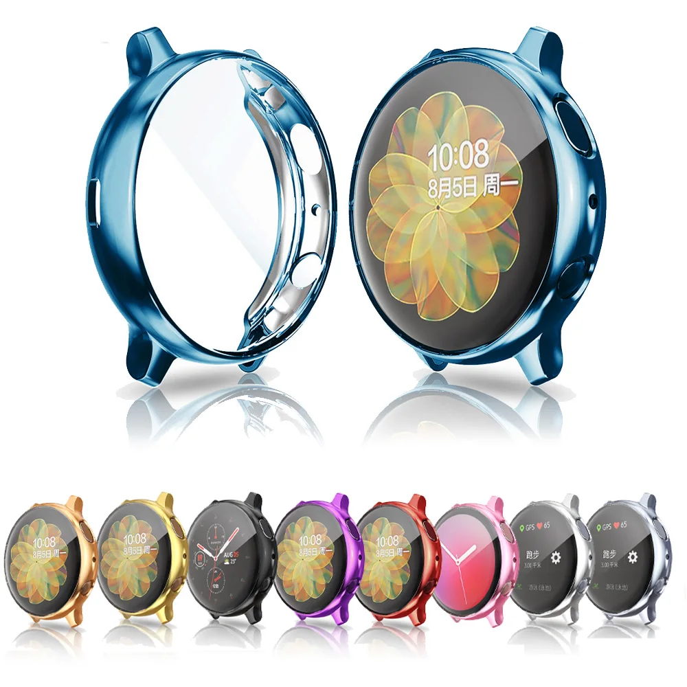 Защитный чехол для samsung galaxy watch active 2 TPU Galaxy Active 44 мм 40 SM R830 R820|Часы Чехлы| |