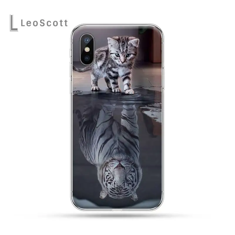 

Animal Cat Phone Cases for iPhone 11 12 pro XS MAX 8 7 6 6S Plus X 5S SE 2020 XR