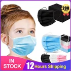 Лидер продаж, детская одноразовая медицинская маска, 3-слойная детская маска для лица с фильтром, безопасные дышащие защитные хирургические маски, нетканые маски