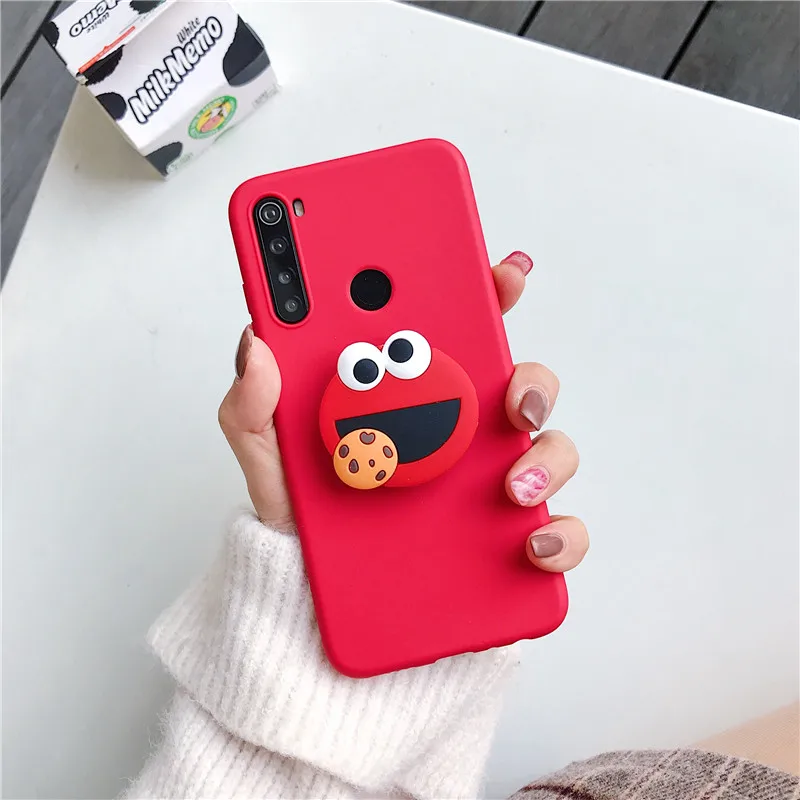 

3D silicone cartoon phone holder case for xiaomi mi 9 mi9 se mi 8 lite mi8 a3 a2 a1 mix 2s 3 pocophone f1 9t cute stand cover