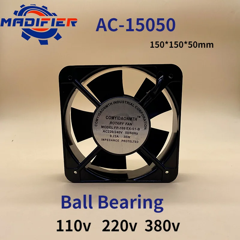 AC-15050 Ac Вентилятор охлаждения шарикоподшипника 110В 220В моторное оборудование