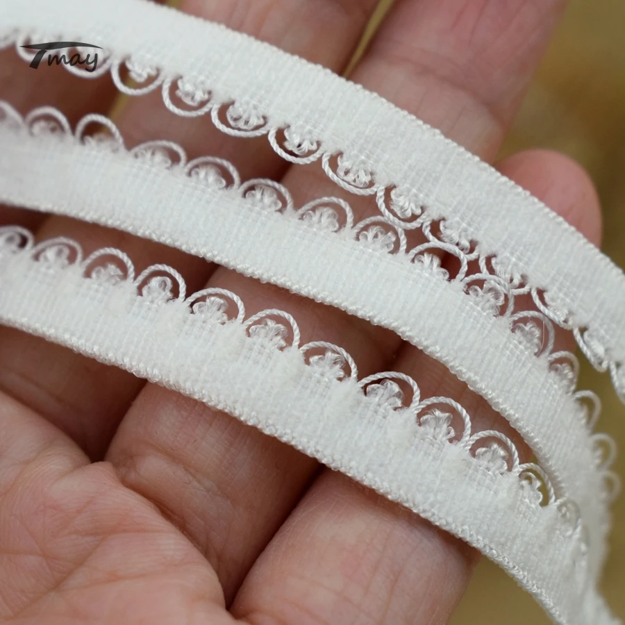 #1580 кремовые круги/кольца плюшевые эластичные ленты для брюк кружевная ткань