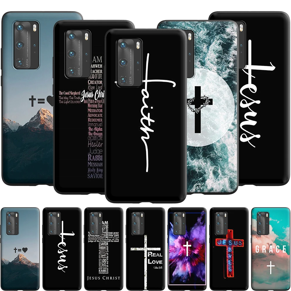Чехол с изображением Библии Иисуса Христа для Huawei Mate 10 20 Lite Y6 Y7 Y9 Y6P P Smart S Y5P Y8P