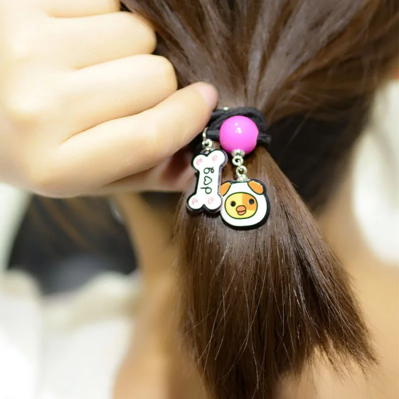 Fq0963 Graindebeaute South корейский орнамент Aznavour (Aziza) Small Animal Hair Band|Шпильки и заколки для