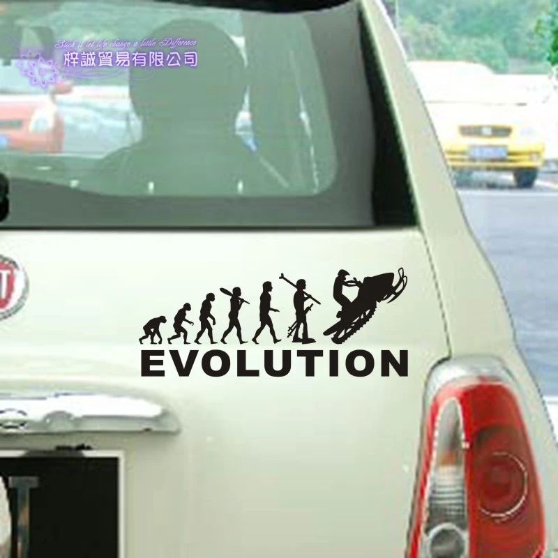 Эволюция снегоход Braaap автомобиля стикеры Сноубординг наклейка Катание на