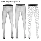 Мужские колготки, сексуальное нижнее белье, экзотические сетчатые колготки, прозрачные эластичные чулки-комбинации, размера плюс для геев, Прямая поставка