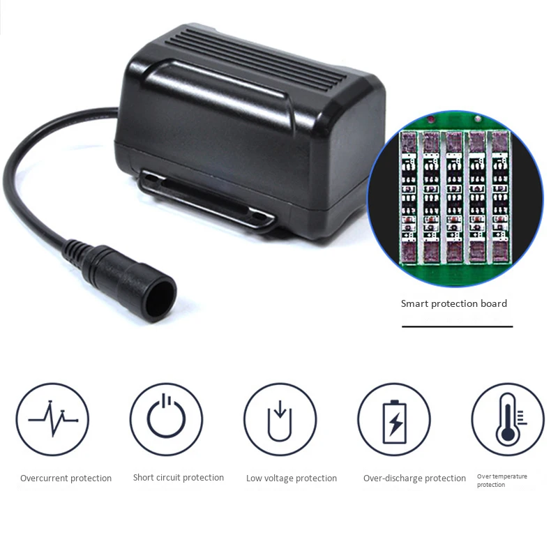 8 4 в батарейный блок водонепроницаемый чехол 4X18650 перезаряжаемый аккумулятор для