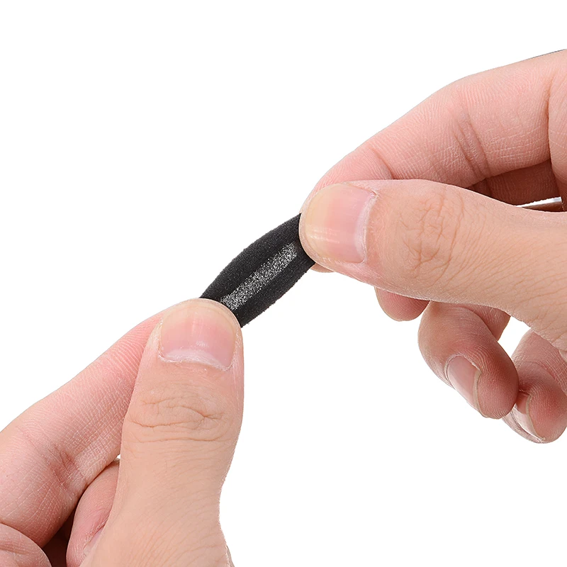 Mayitr 24 шт крышка для наушников 1 8 см мягкие черные губки пенные амбушюры подушки