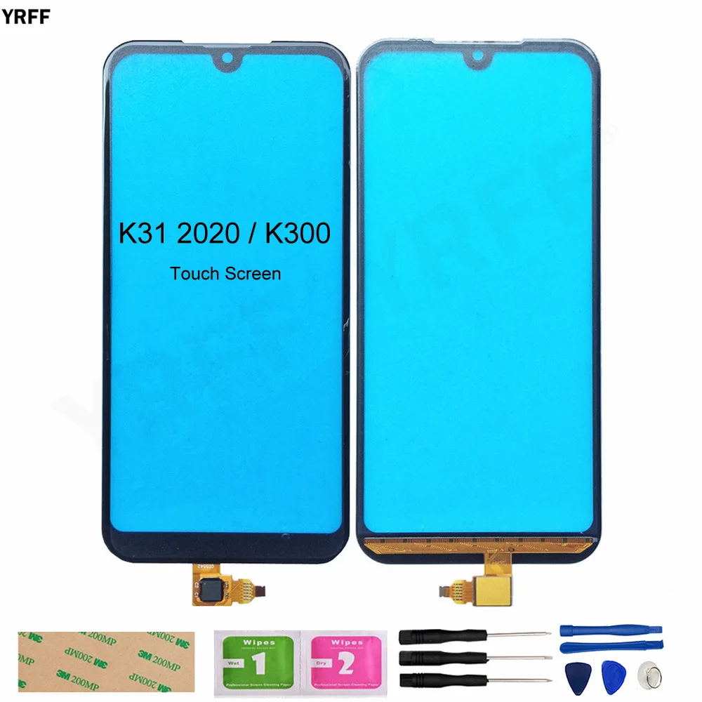 

Передняя стеклянная сенсорная панель для LG K31 2020, сенсорный экран, дигитайзер, панель, запасные части