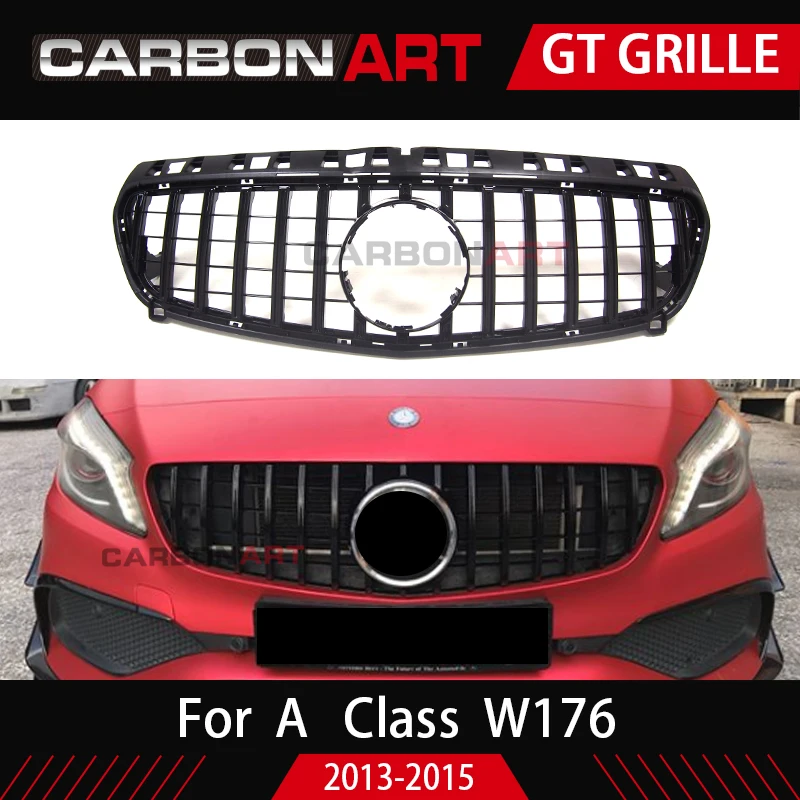 2013-2015 год W176 GT Передняя решетка для mercede A класс w176 A180 A200 A260 A45 Автозапчасти тюнинга
