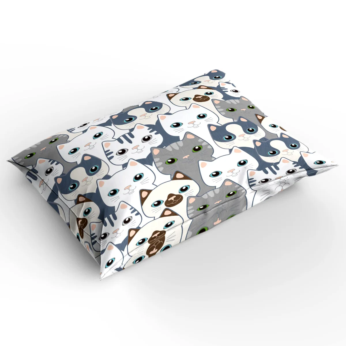 Cat Group Duvet Cover Set 2/3/4pcs Bedding Bed Sheet Pillowcases | Дом и сад