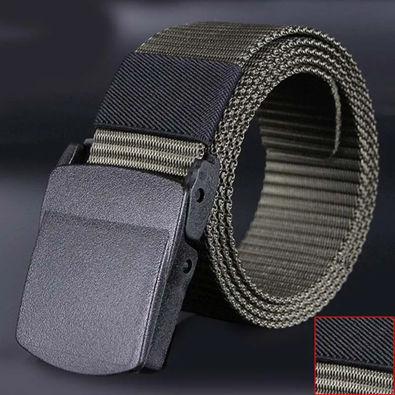 Повседневные Военные Вентиляторы военный ремень из парусины унисекс для мужчин