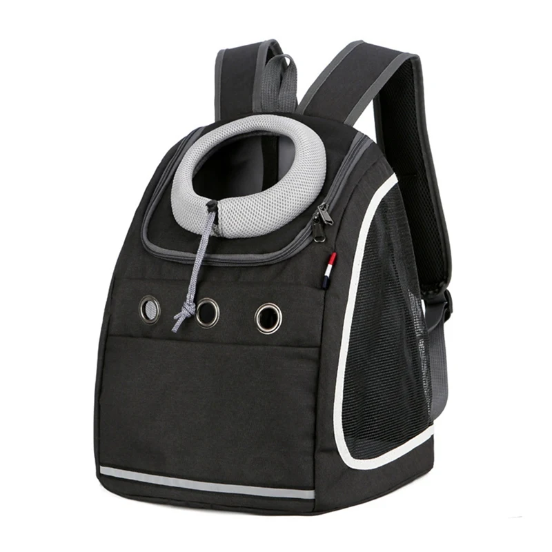 Популярный рюкзак для кошек дышащая переноска на два плеча домашних животных
