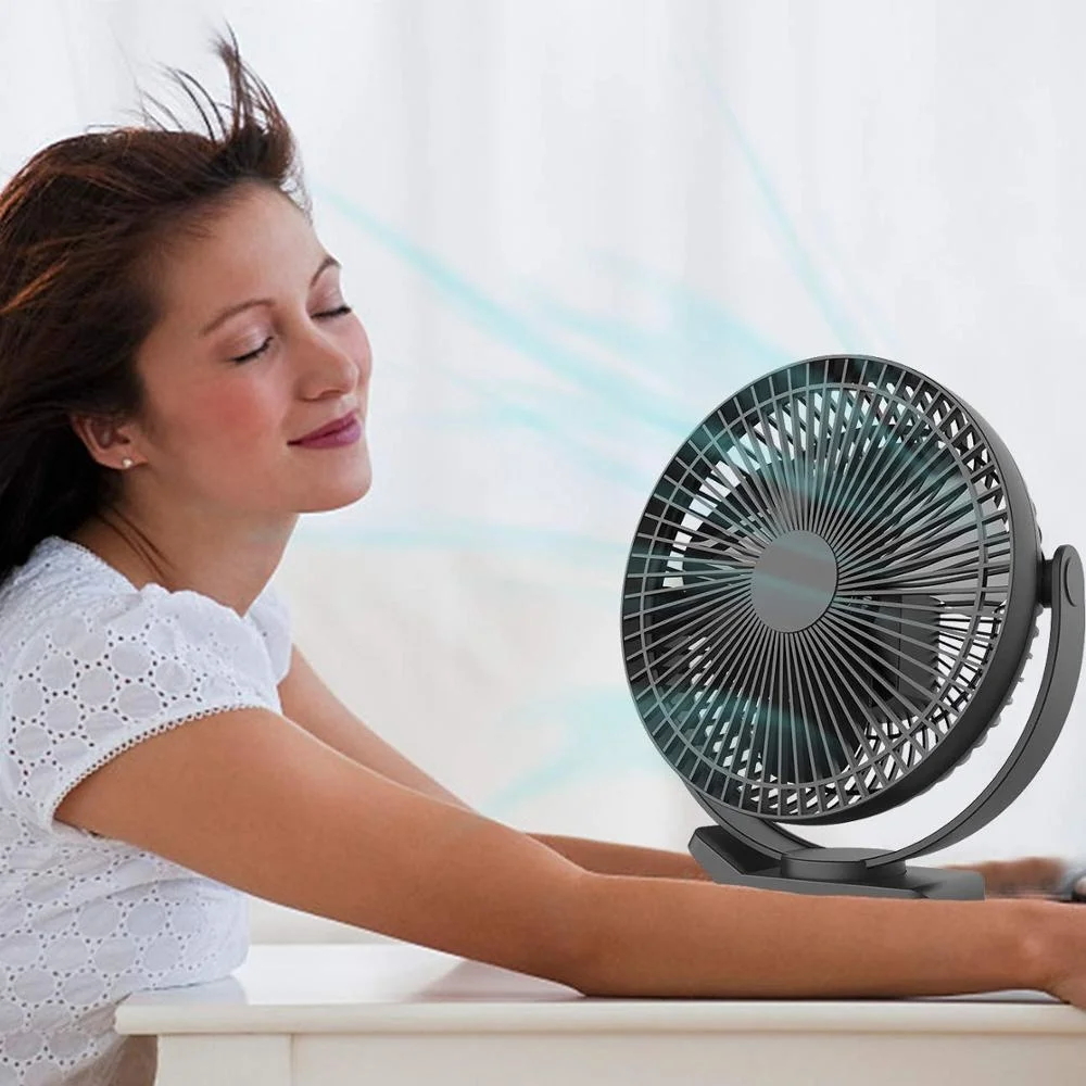 

Clip Fan Battery Operated, 8 Inch 10000mah Rechargeable Fan for Baby, Portable Cooling Usb Fan for Baby Stroller Golf Cart Car