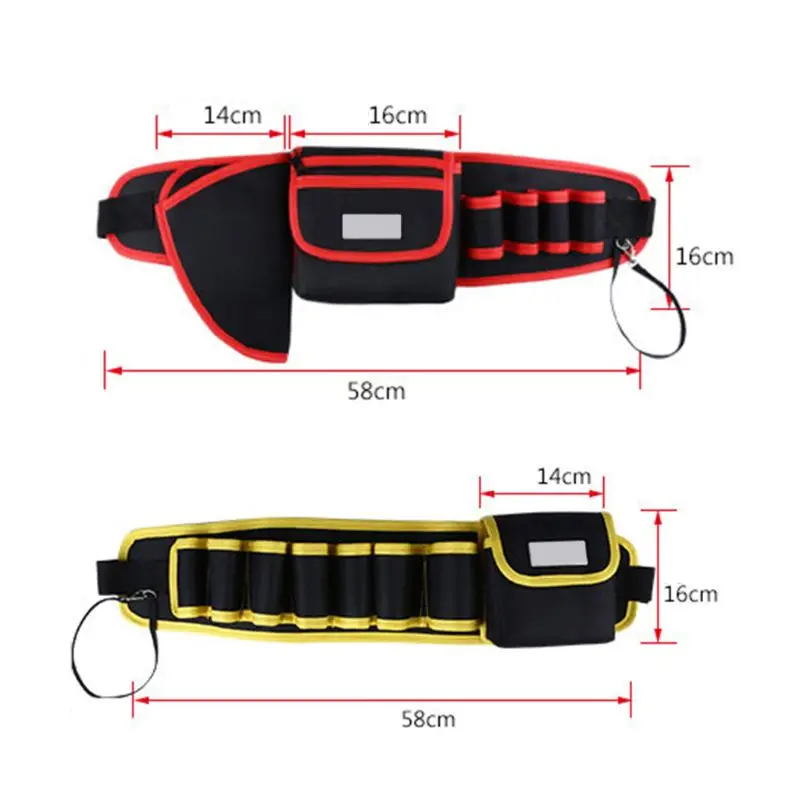 Electrician Drill Tool Bag Waist Pocket Pouch Belt Storage Holder Maintenance Kit | Инструменты
