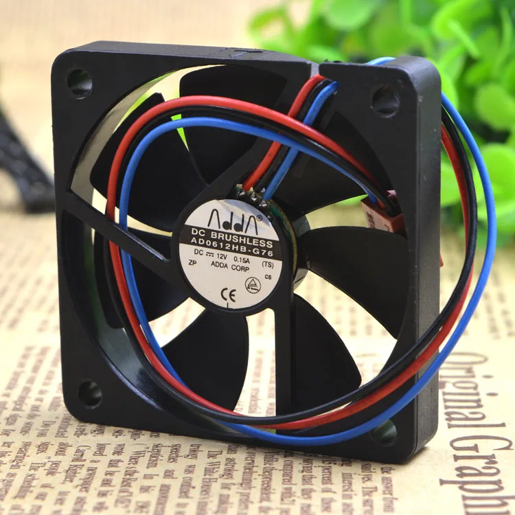 

NEW AD0612HB-G76 6010 12V 0.15A 6CM Motor protection cooling