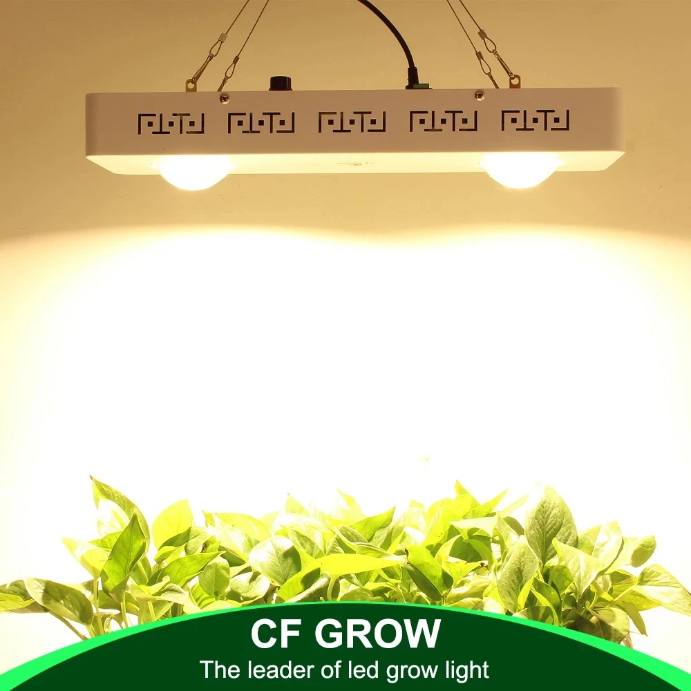 

CREE CXB3590 200W Dimmable COB LED Grow Light Full Spectrum 26000LM = HPS 400W Growing Lamp Indoor Plant Growth Panel Lighting