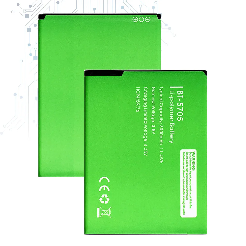 

BT-5705 Replacement Battery For LEAGOO M9 Pro M9Pro 3000mAh