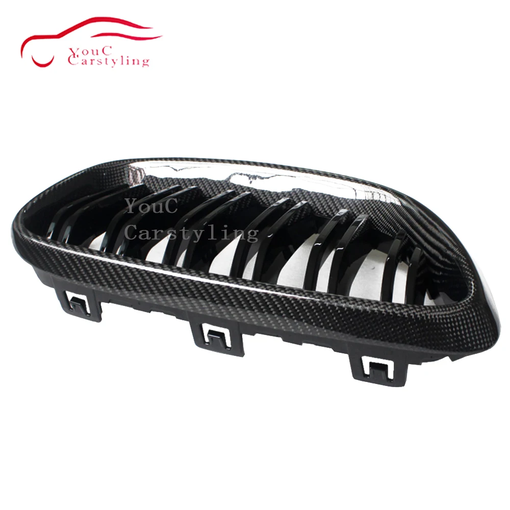 Решетка радиатора переднего бампера из углеродного волокна для BMW 2 series F22 F23 F87 M2