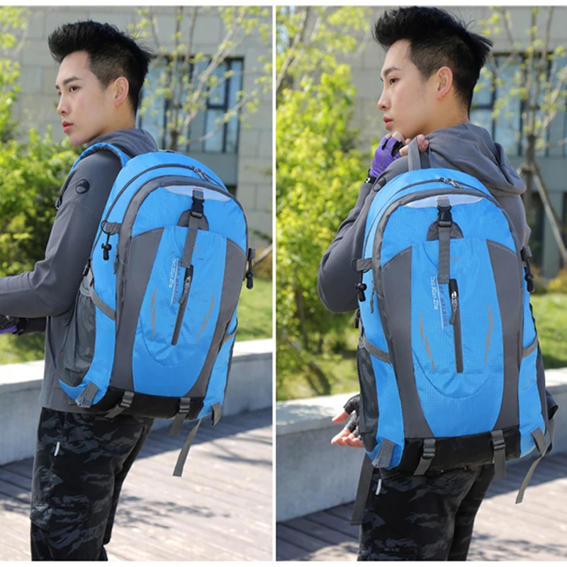 

New Simple Travel Backpack Male Mountaineering Travel Backpack Hiking Bag Outdoor Sports Bag Male Waterproof Backpack Female