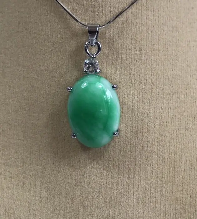 

Hot Selling Natural Men Women Hand-Carved Green Jade Pendant Jewelry Fashion Necklace Amulet Classic Pendants