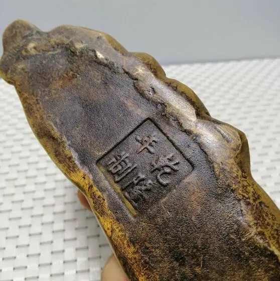 

Chinese Old Pure Copper Carved Sleeping Buddha Statue Safe And Good Luck Home Decoration
