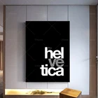 Helvetica, hel ve tica, типографические, современные постеры для домашнего декора, настенная Картина на холсте, картина, печатные плакаты, модульный Настенный декор