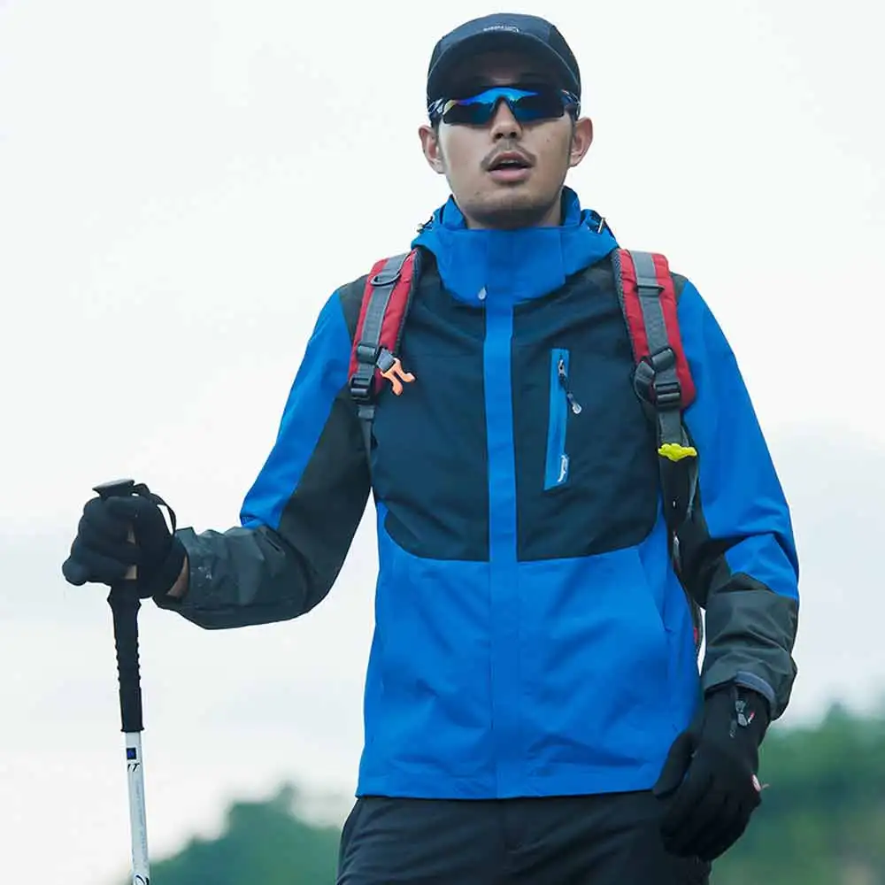 Пара уличных походных курток с капюшоном для треккинга Спорт софтшелл дышащие