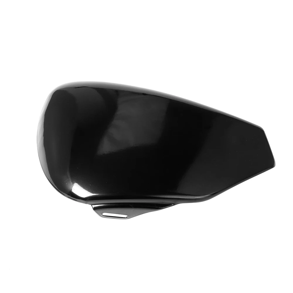 Motorcycel хромированная левая сторона крышка аккумулятора стальная черная для Harley