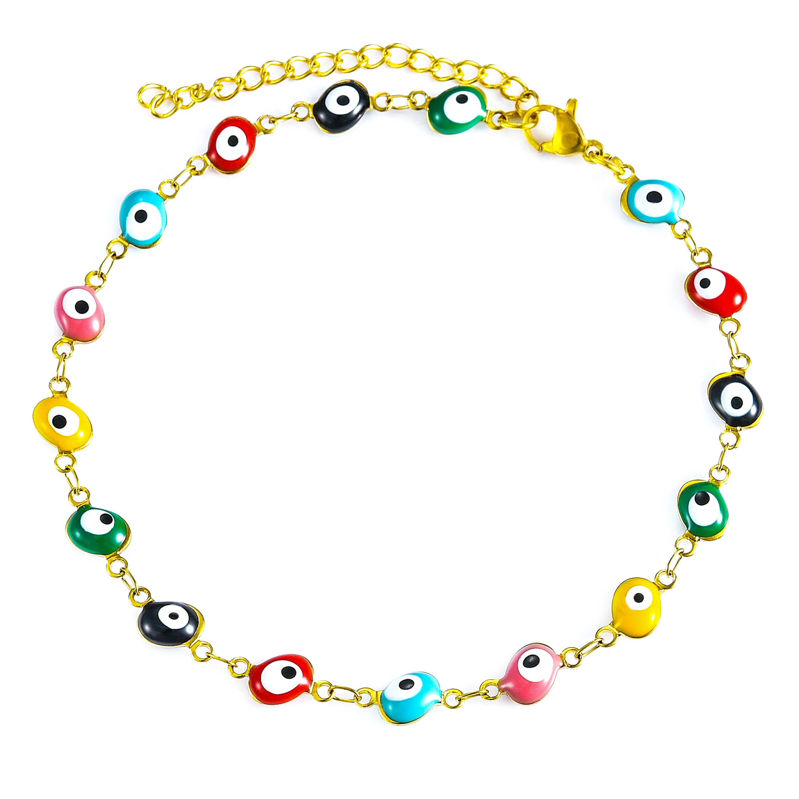 Браслет на ногу защитный из нержавеющей стали 5 мм 22 см | Украшения и аксессуары