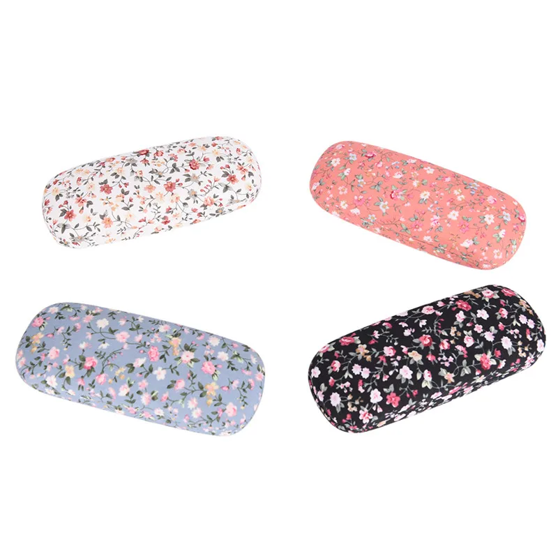 

1pc Sunglasses Case Protable Floral Sunglasses Hard Eye Glasses Case Eyewear Protector Box Pouch Bag