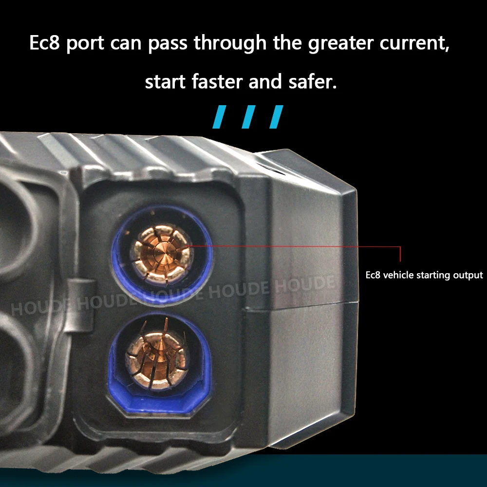 

Jump Starter 1000A Car Emergency Tools For Motorcycles/Cars/Boats/SUVs/Tractors/Ships Powerful Jump Starter With Ec8 Ports Start