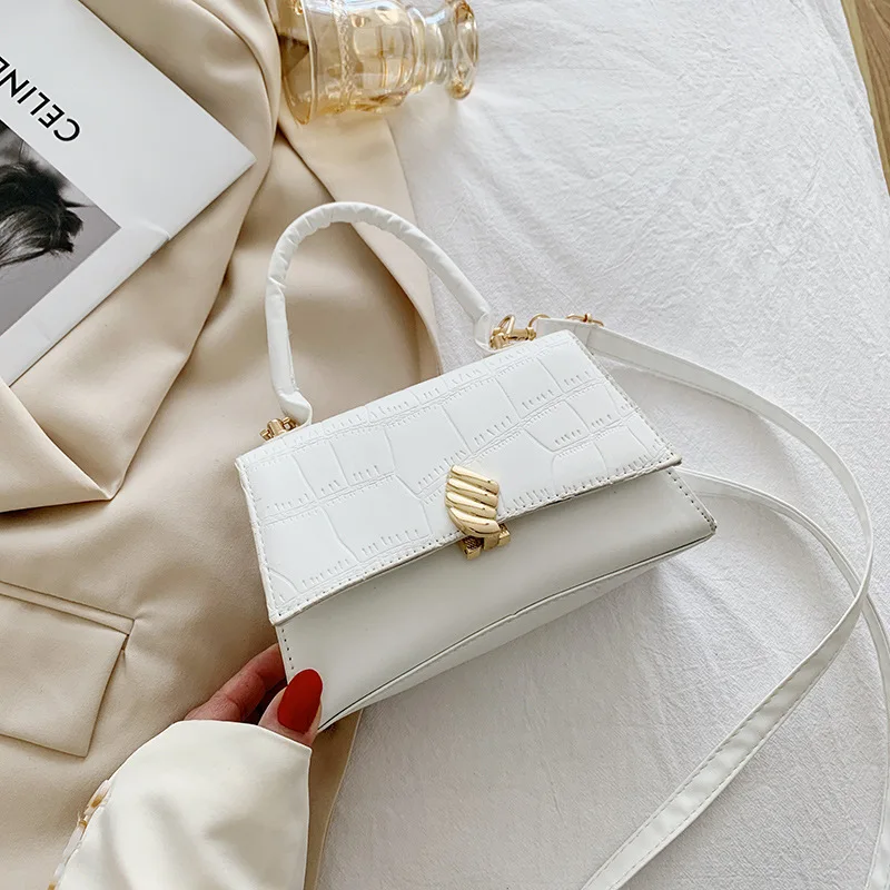 

Модная дизайнерская сумка на плечо, женские сумки через плечо, женские кожаные белые ручные сумки для женщин, бренд 2021