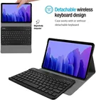 Чехол с клавиатурой для планшета Samsung Galaxy Tab A7lite A7 Lite 8,7 дюйма 2021 T220 T225CN, Съемная Беспроводная Bluetooth-клавиатура