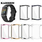 Защитный чехол KARRBIN из ТПУ с гальваническим покрытием для смарт-часов Fitbit Charge 5, Защита экрана для зарядки 5