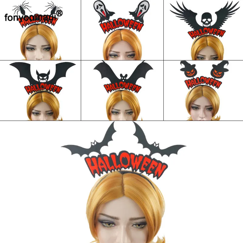 Унисекс Хэллоуин Страшные аксессуары головной убор Косплей Ужасный Призрак