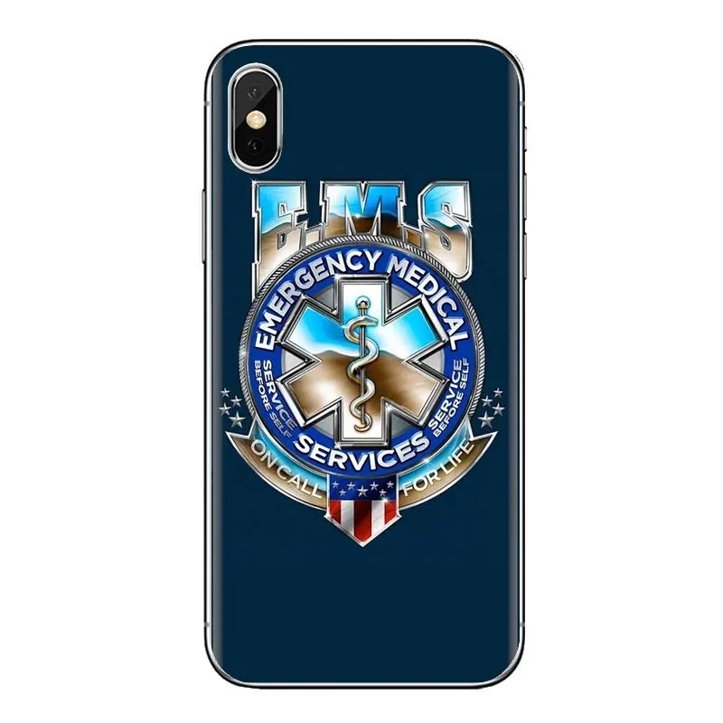 Emt EMS медицинская помощь художественный логотип силиконовые чехлы для телефонов