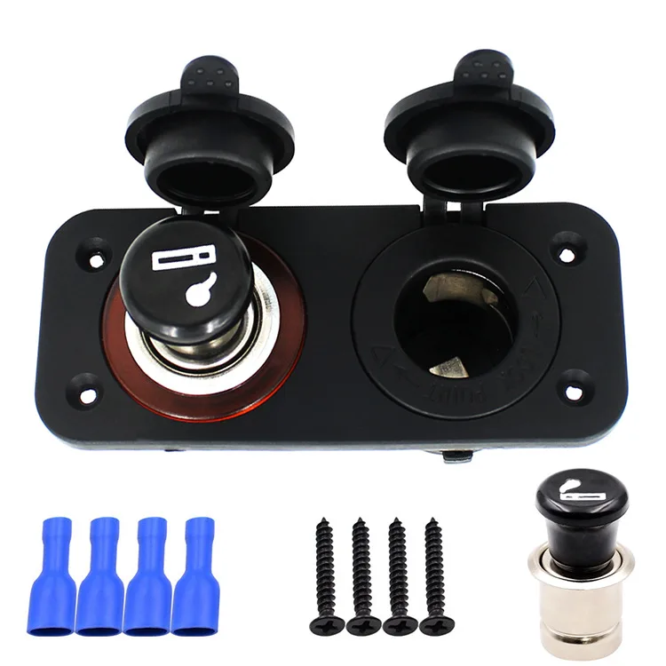 

Car modification marine modified waterproof cigarette lighter plus GPS power socket 12V-24V
