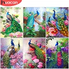 Алмазная картина Павлин, алмазная вышивка Пион, мозаичное украшение стены