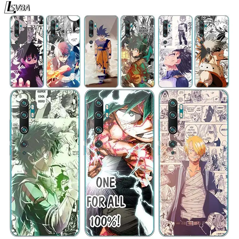 

Boku no hero Soft TPU Silicone Cover For Xiaomi Mi 8 9 9T SE A1 A2 5X 6X Lite Pro F1 Mix 3 Play Phone Case