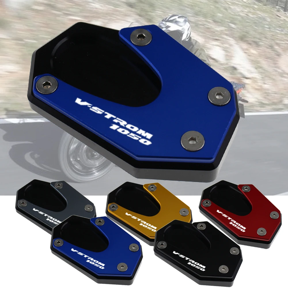 

For SUZUKI V-STROM 1050/XT VSTROM 1050 VSTROM1050 2019-2021 Motorcycle CNC Kickstand Foot Side Stand Extension Pad Support Plate