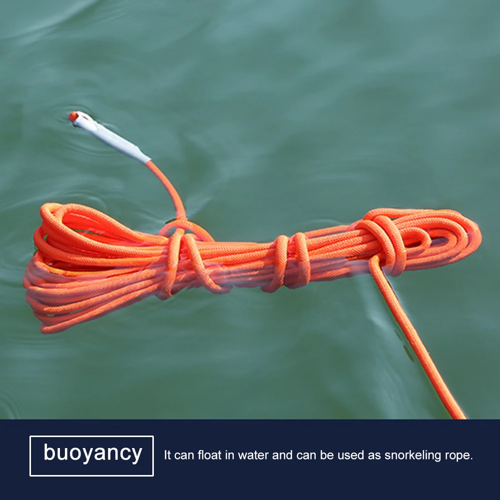 

10m Rock Climbing Camping Safety Rope Survival Equipment Camping Outdoor Hiking Cord Portable Outdoor Elements