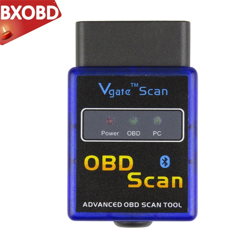 Мини-сканер кодов Vgate ELM 327 V1.5 OBD2 Bluetooth-адаптер Bluetooth Scan / OBDII ELM327 считыватель BT |