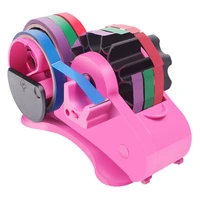 w3jd semi auto tape dispenser with 35mm fixed length tape cutter desktop office packing home tools