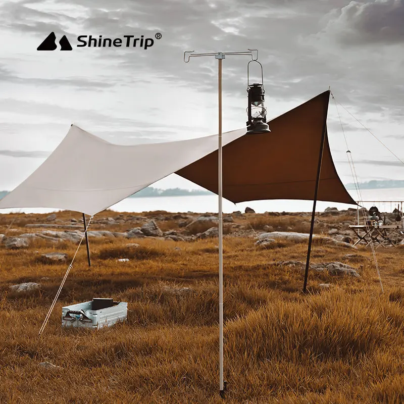 

Набор многофункциональных складных ламп Shine Trip для кемпинга, портативный подвесной светильник из алюминиевого сплава для рыбалки, фиксатор